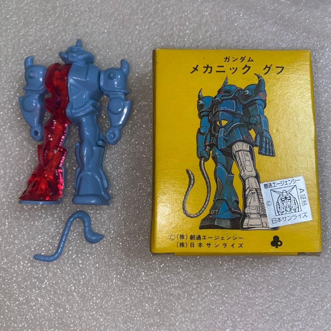 ガンダム　グフ　メカニック　クローバー　コスモス　ミニプラモ　箱付　当時物