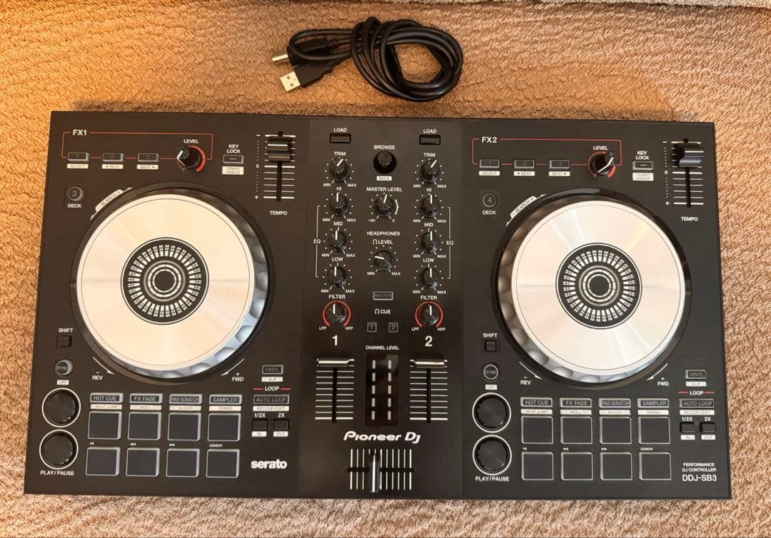 Pioneer DJ DDJ-SB3 Serato DJ Lite対応