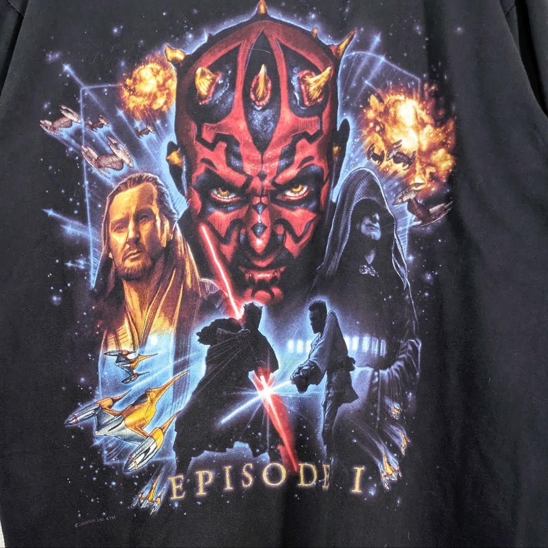 STAR WARS　スターウォーズ　エピソード1　ヴィンテージ　Tシャツ　L