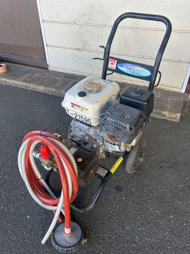 KN1 ★スーパー工業 エンジン式高圧洗浄 SEC-1310-2N-TA ホース