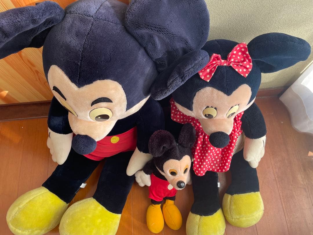 【希少】80sアメリカディズニー購入　ミッキー&ミニーぬいぐるみ　ヴィンテージ