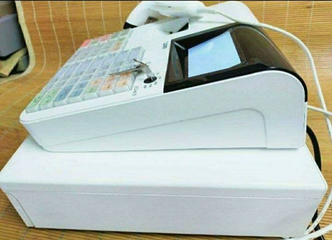 クローバーレジスター JET-670スキャナ付き　PC連携送料込　900733