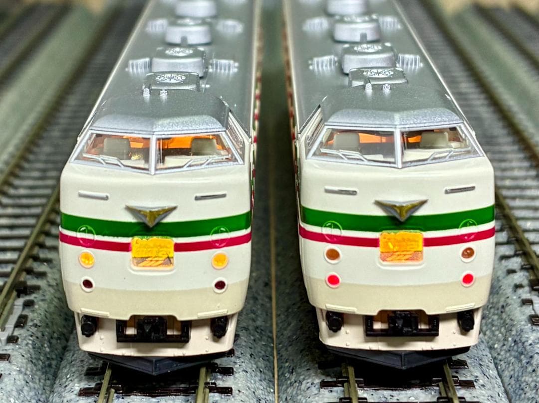 KATO『183系グレードアップあずさ フル編成(9両) 』室内灯装備車両セット