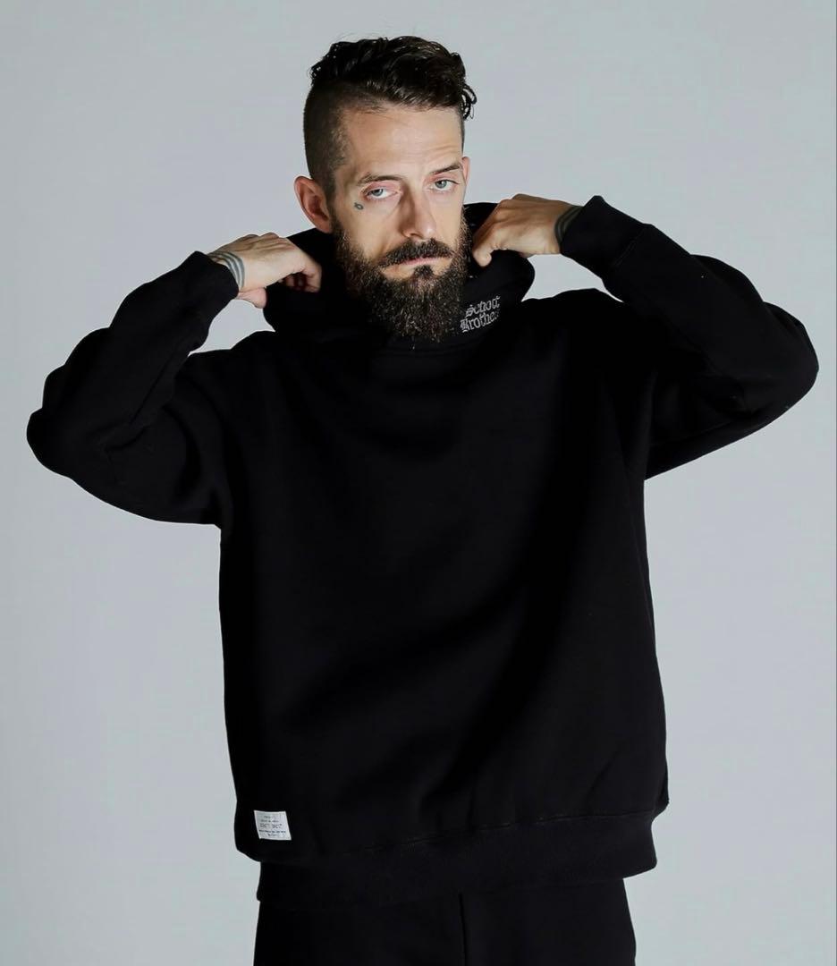 Schott B.S.HOODED SWEAT フーディ black sheep