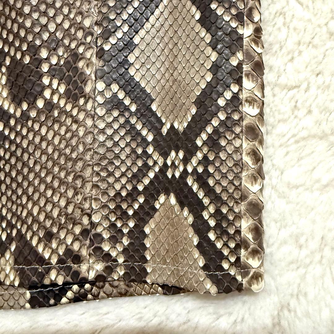 新品 Deuxieme Classe ヘビ革 パイソンレザー タイトスカート38