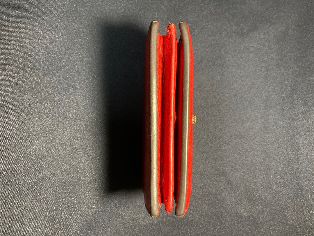 GUCCI アニマリエ　タイガー　赤　レアカラー 二つ折り財布　箱付き