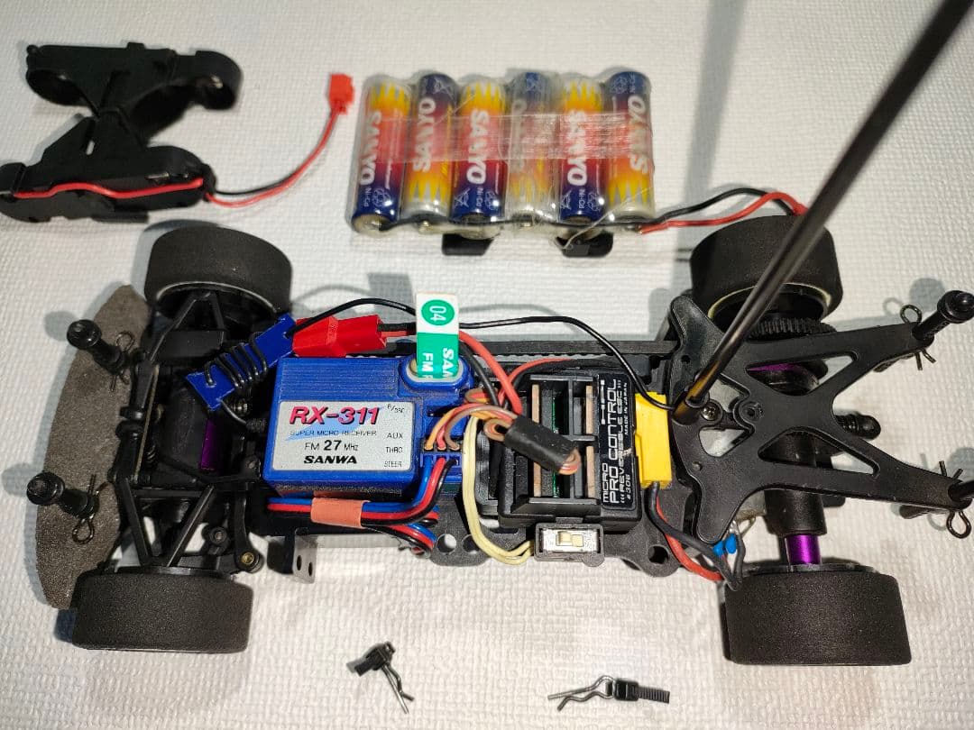 HPI マイクロRS4 1/18 RC フルセット　ボディーNSX予備BMW