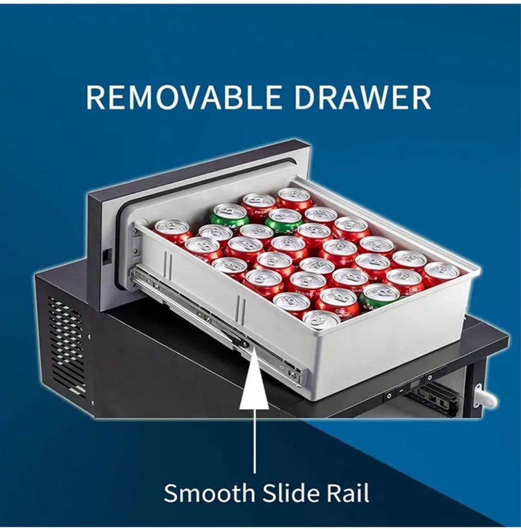 Alpicool D30 DC 12V/24Vミニ引き出し冷蔵庫30L