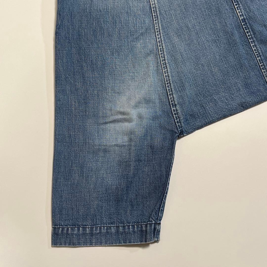 COMME des GARÇONS サルエルパンツ デニム ボトム ブルー S