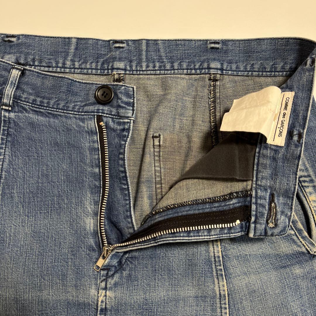 COMME des GARÇONS サルエルパンツ デニム ボトム ブルー S