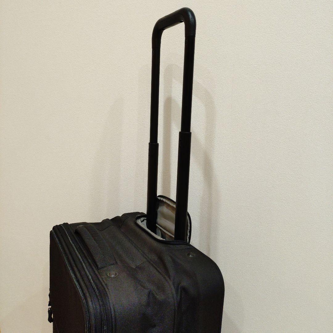 【廃盤・美品】無印良品 半分の厚みで収納できるソフトキャリーケース (S)