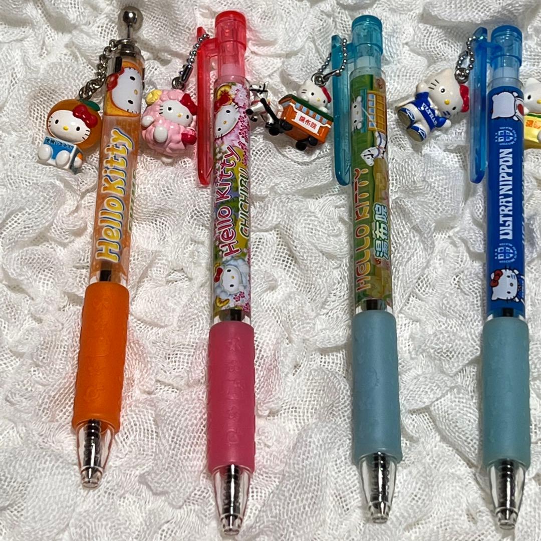 ご当地キティ ボールペン & シャープペンシル まとめ売り セット レア 日焼け