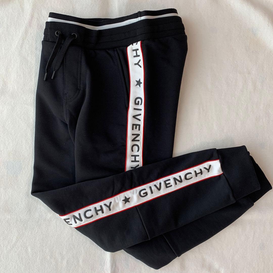 Givenchy スウェットパンツ　10A 138cm ストライプ　ロゴ