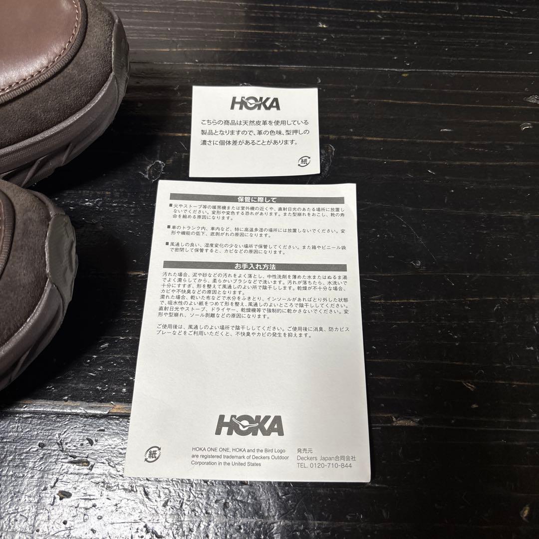 新品未使用 Hoka Speed Loafer Walnut 26cm