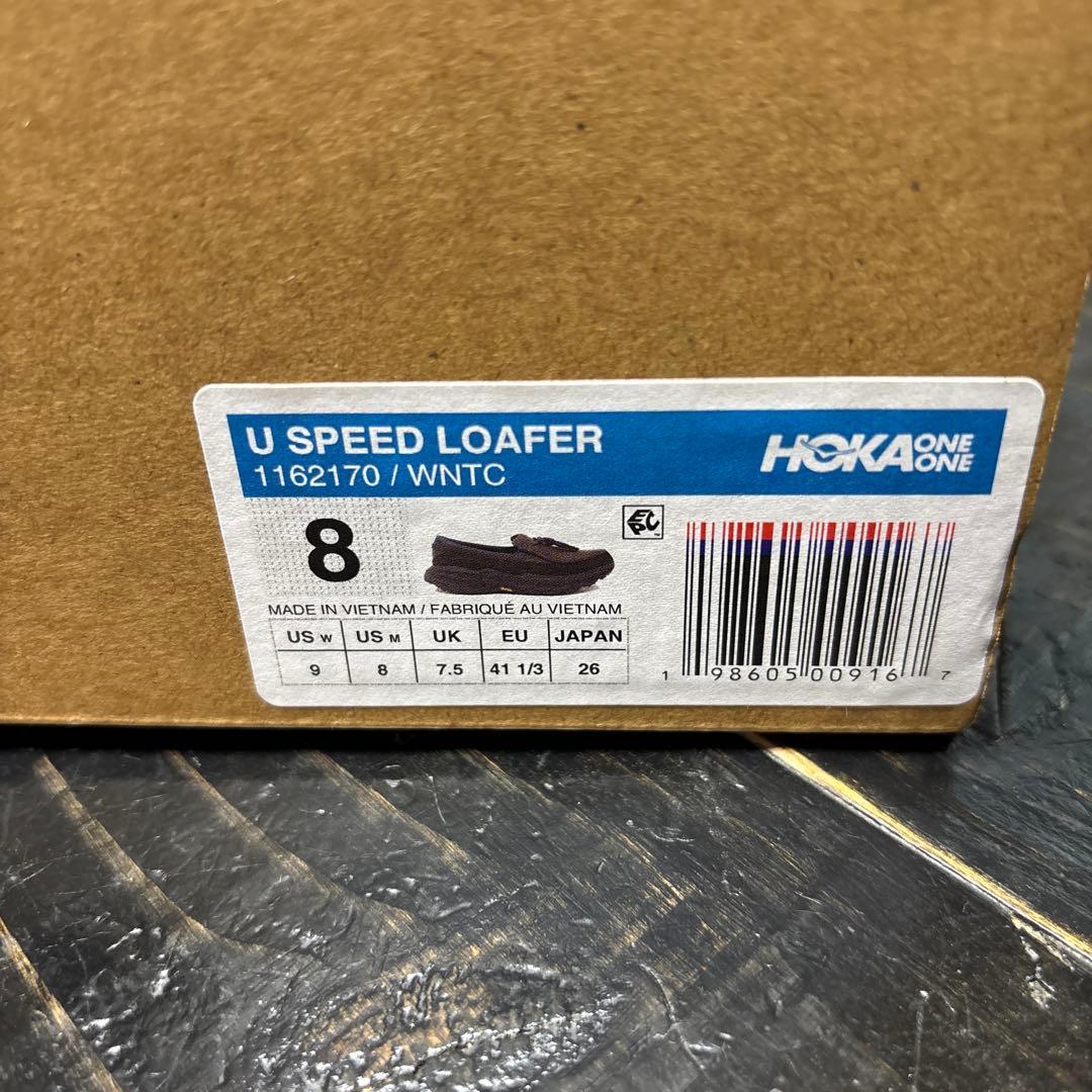 新品未使用 Hoka Speed Loafer Walnut 26cm