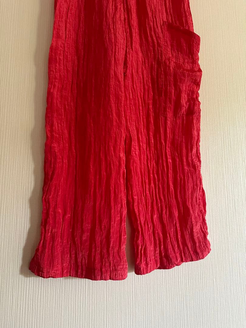 COLLINA STRADA コリーナストラーダ　サテン　カーゴ　パンツ