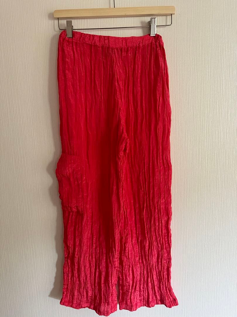 COLLINA STRADA コリーナストラーダ　サテン　カーゴ　パンツ