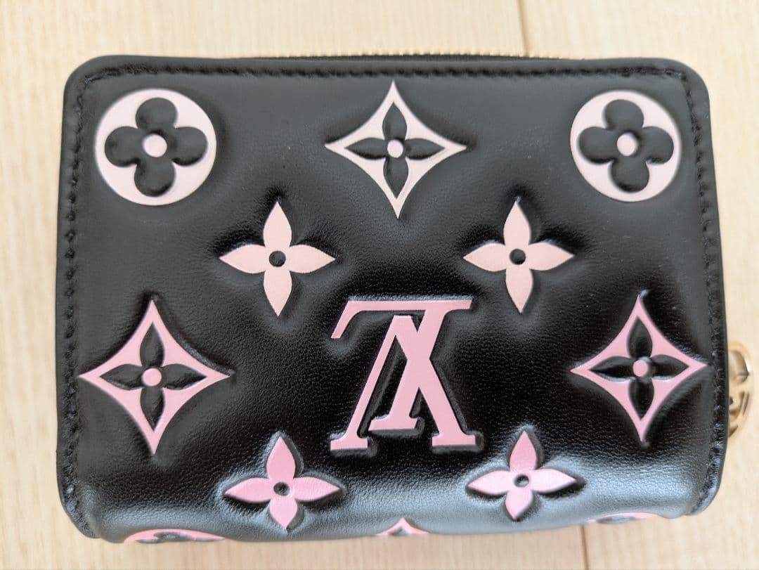 ルイ・ヴィトン財布 ポルトフォイユ・ルーM12378 ブラック ピンクレディース