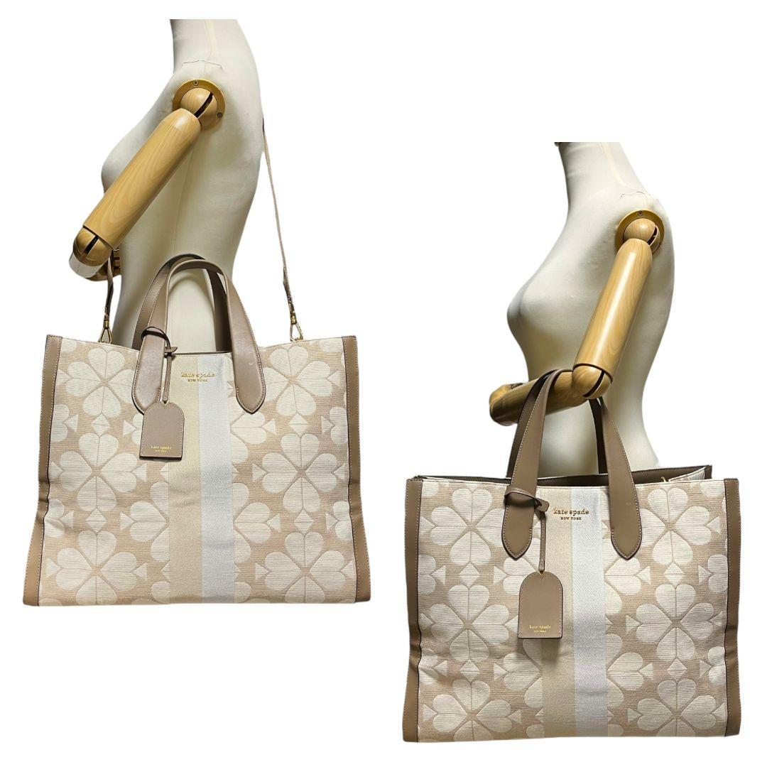 美品　ケイトスペード　2way　A4　スペードフラワー　ショルダーバッグ　斜め掛