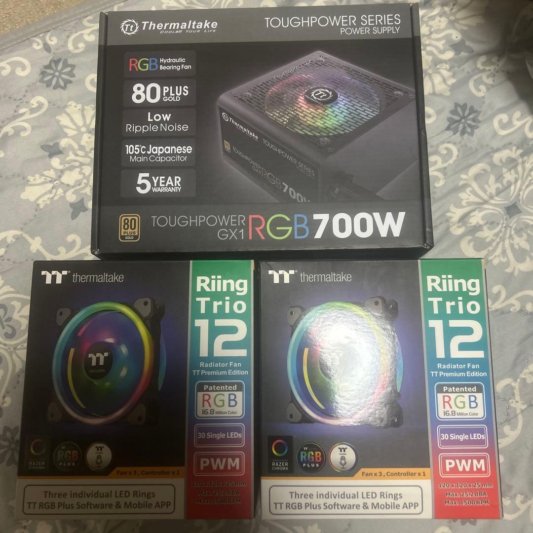tc2_funnyPCケース 電源700wセット RGB6基搭載
