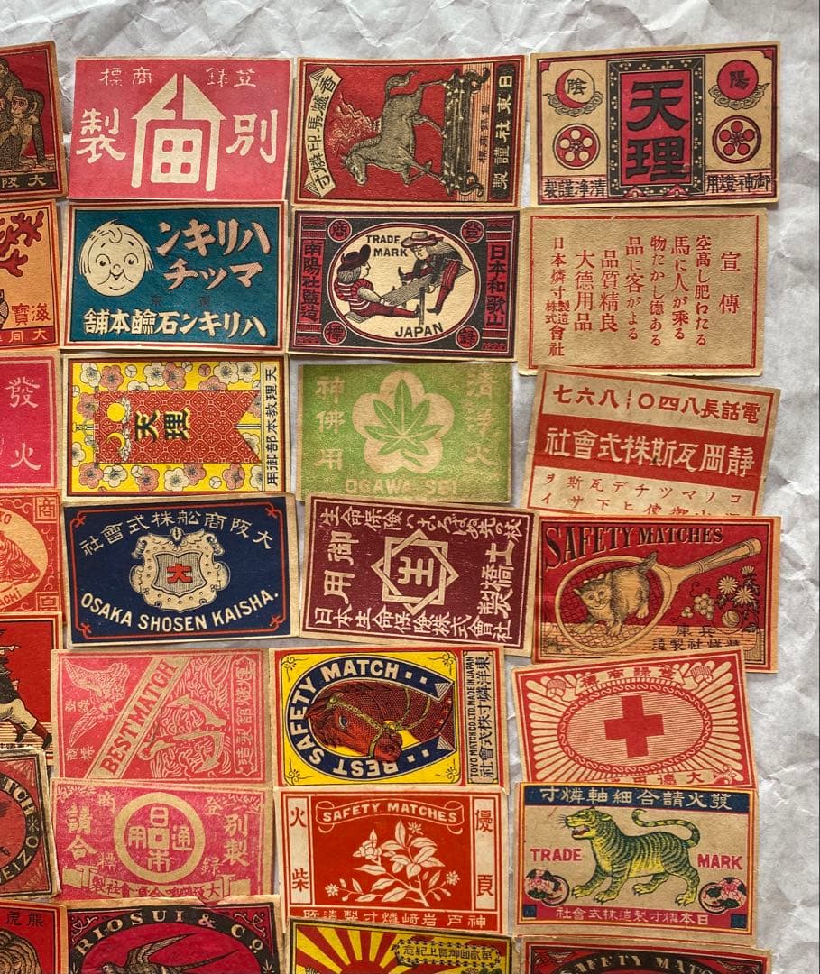 マッチラベル60枚　特選！日本　明治大正戦前