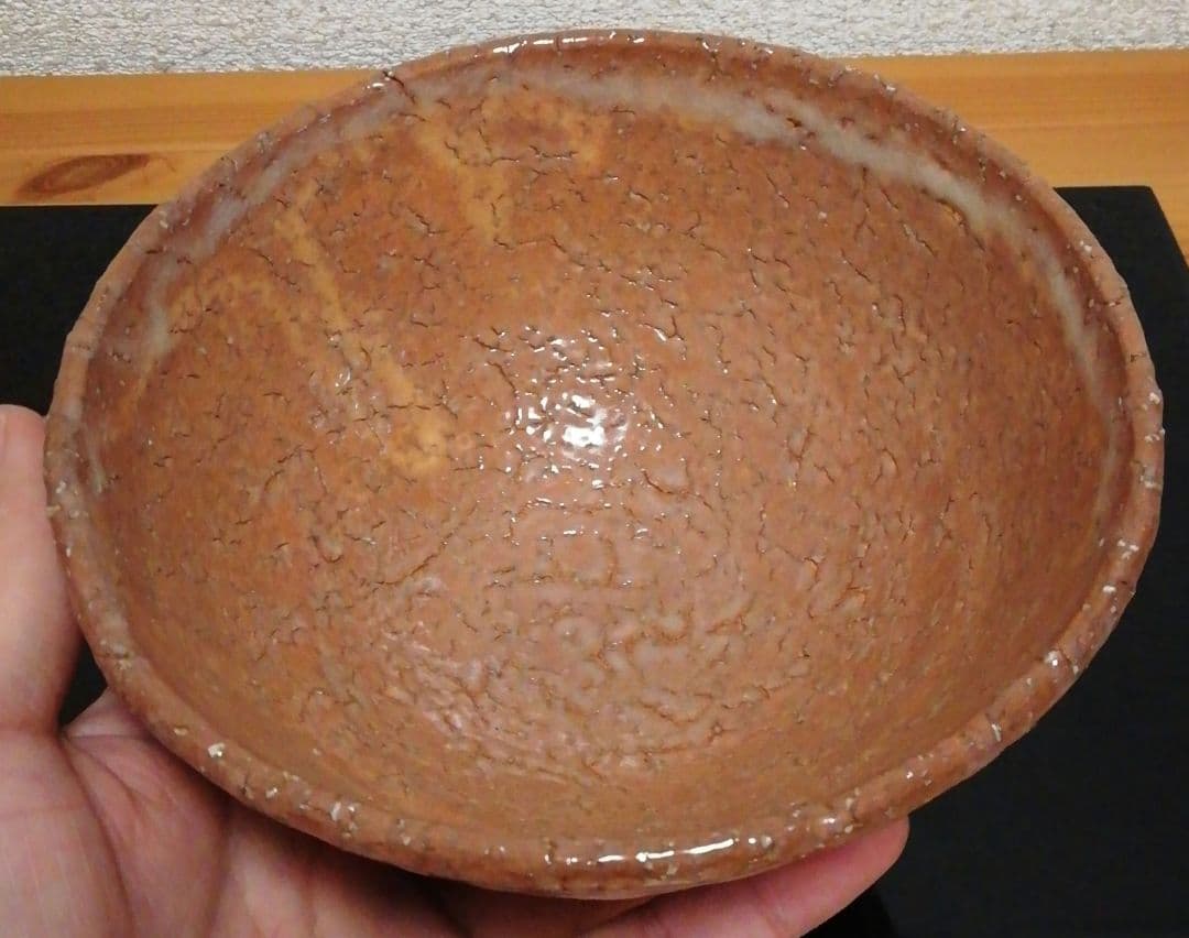 波多野善蔵作　萩焼　茶碗　共箱　共布　茶道具