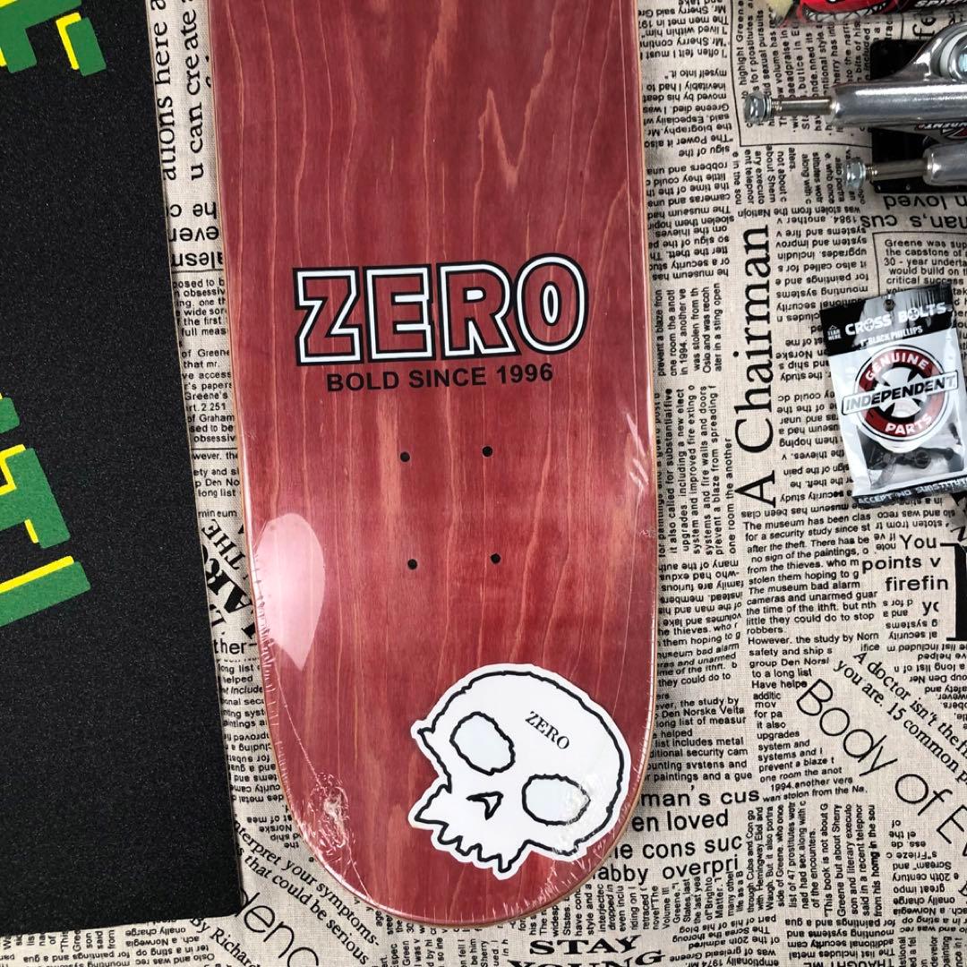 【ZERO】 スケボー デッキデッキ セット 8.0