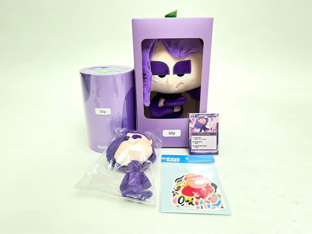 デュオリンゴ！リリーぬいぐるみ チャーム フィギュア トレカなどDuolingo