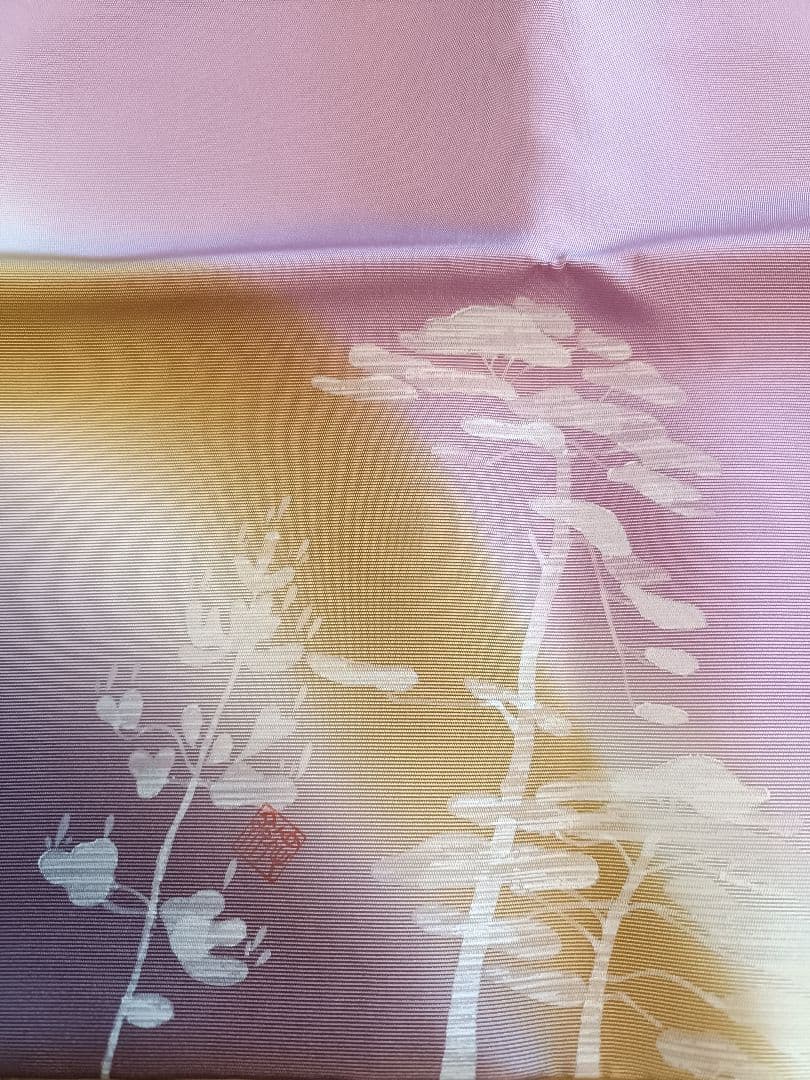 21　北村徳齋　茶道用帛紗 ラベンダー