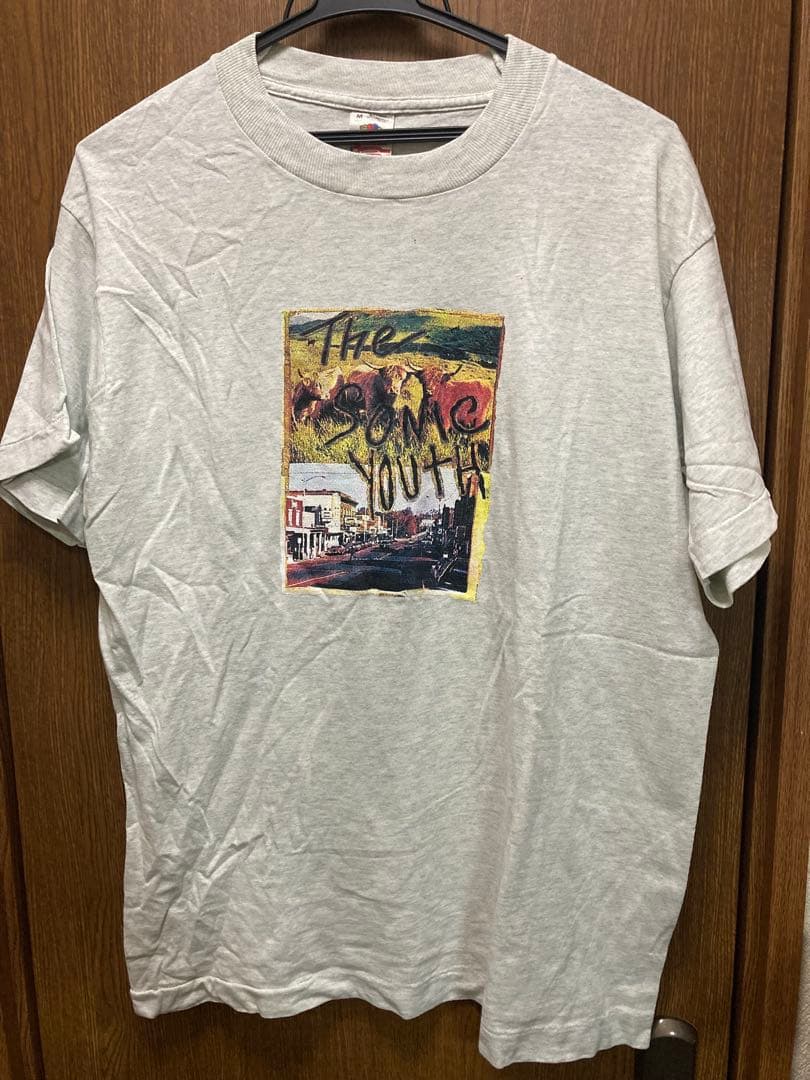 レア Sonic Youth グレー Tシャツ 90s フルーツタグ USA