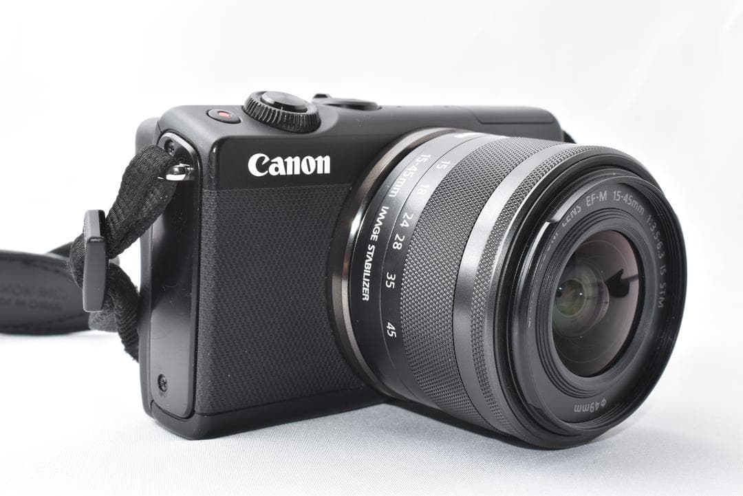 Canon EOS M100 ブラック 15-45mm レンズキット