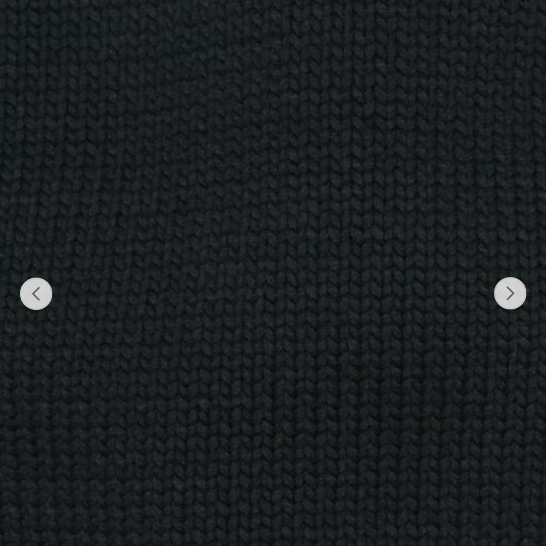 H beauty&youth コットンナイロンリリヤーンホルターネックニット