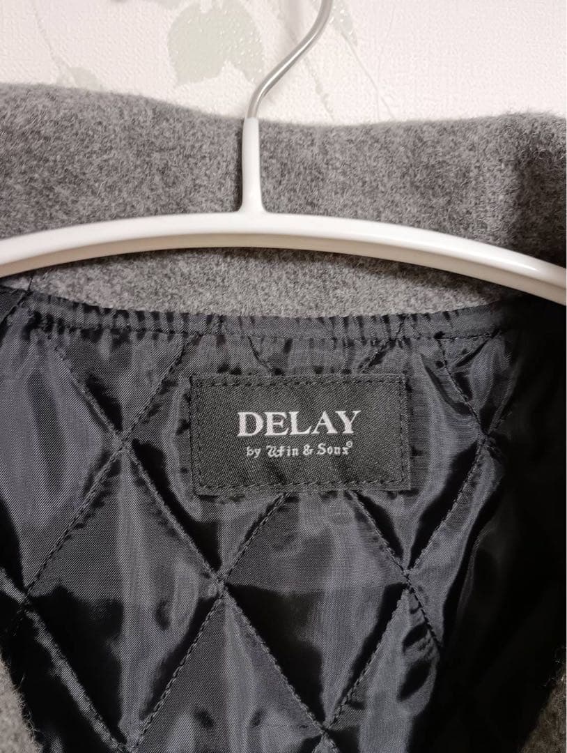 DELAY by Win & Sons ライダースジャケット グレー