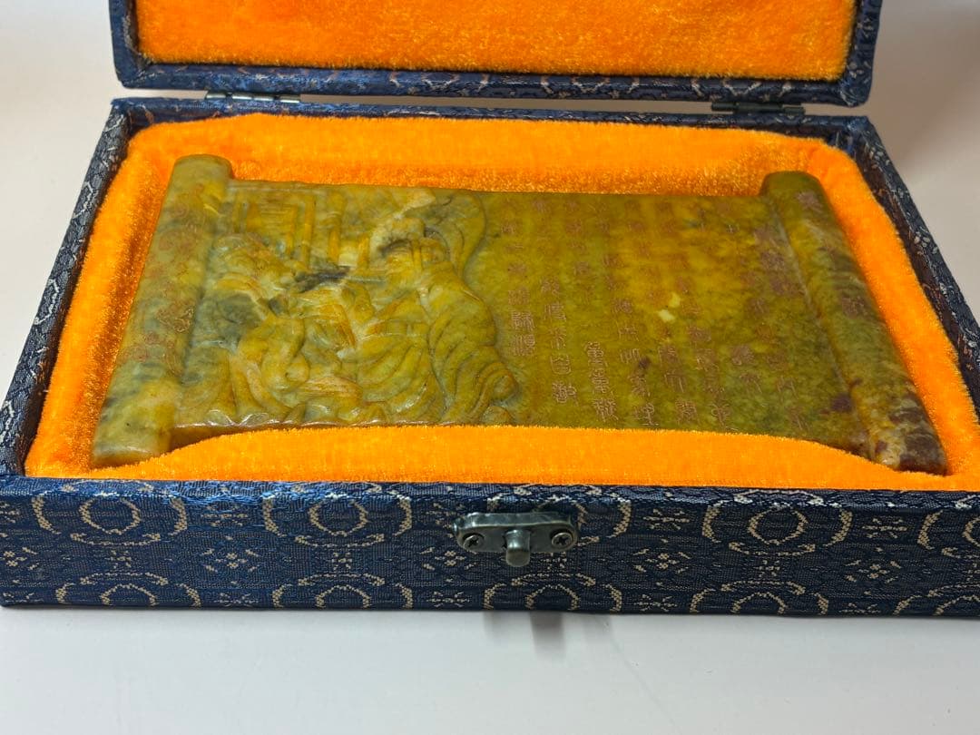 中国骨董品 天然高古玉 天然玉石 高古玉書第三十三計 貴重 時代物文房具希少レア