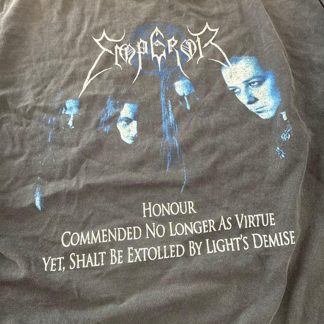 Emperor Tシャツ REVERENCE ダークグレー ビンテージ
