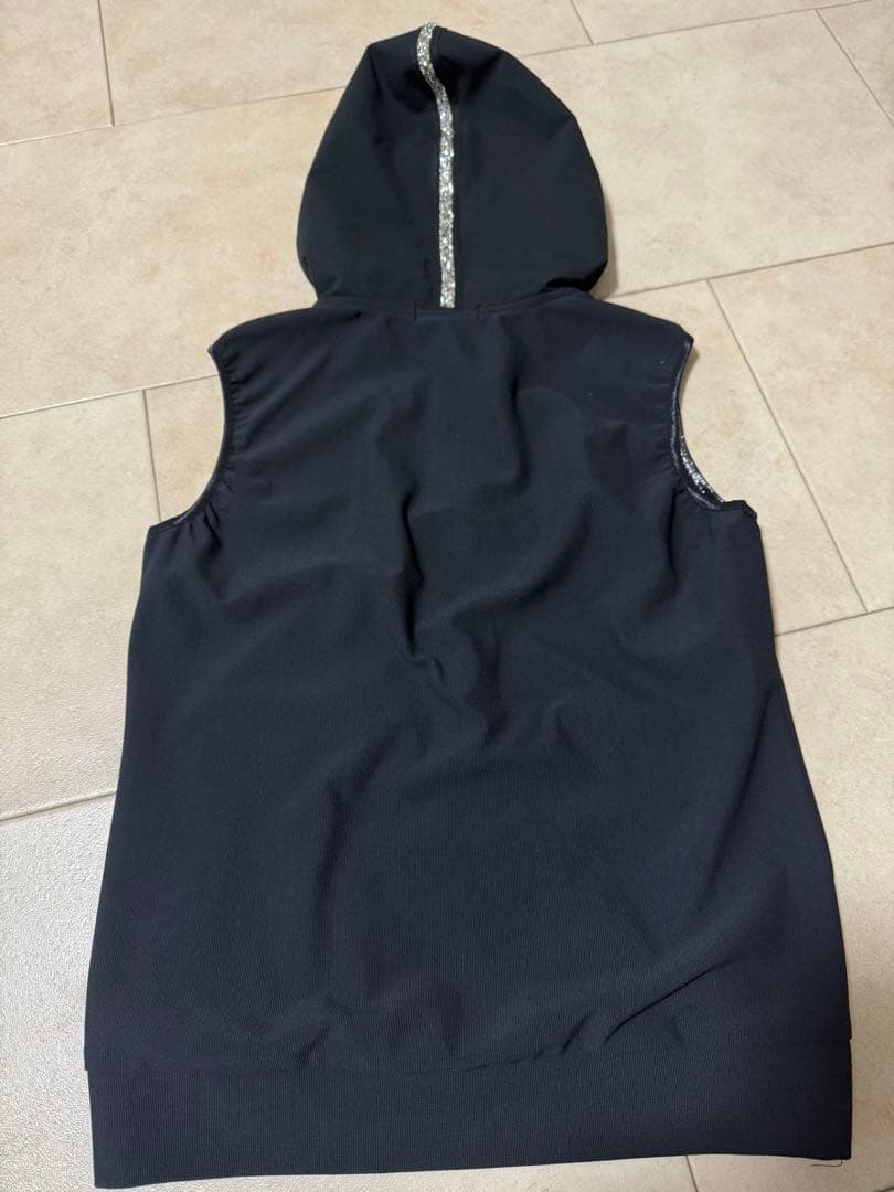 DANCEWITHDRAGONダンスウィズドラゴンフードベストパンツセットアップ