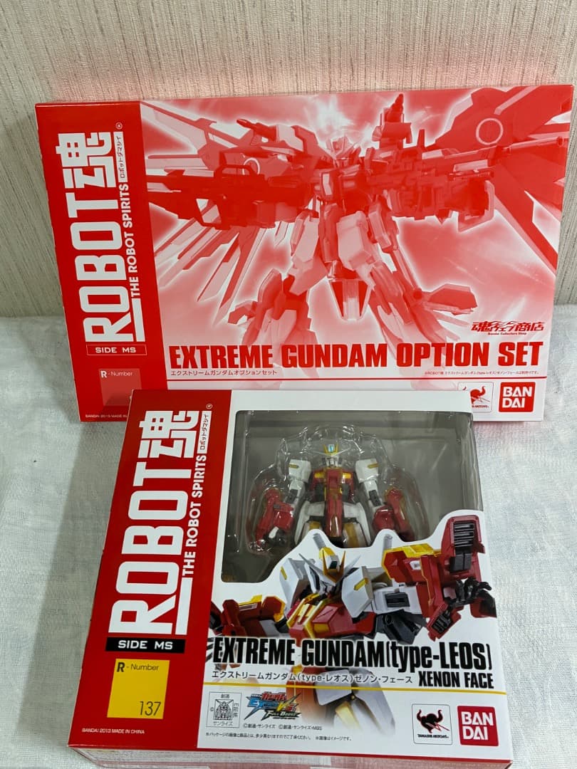 [新品未開封]ROBOT魂　エクストリームガンダム(レオス)&オプションセット