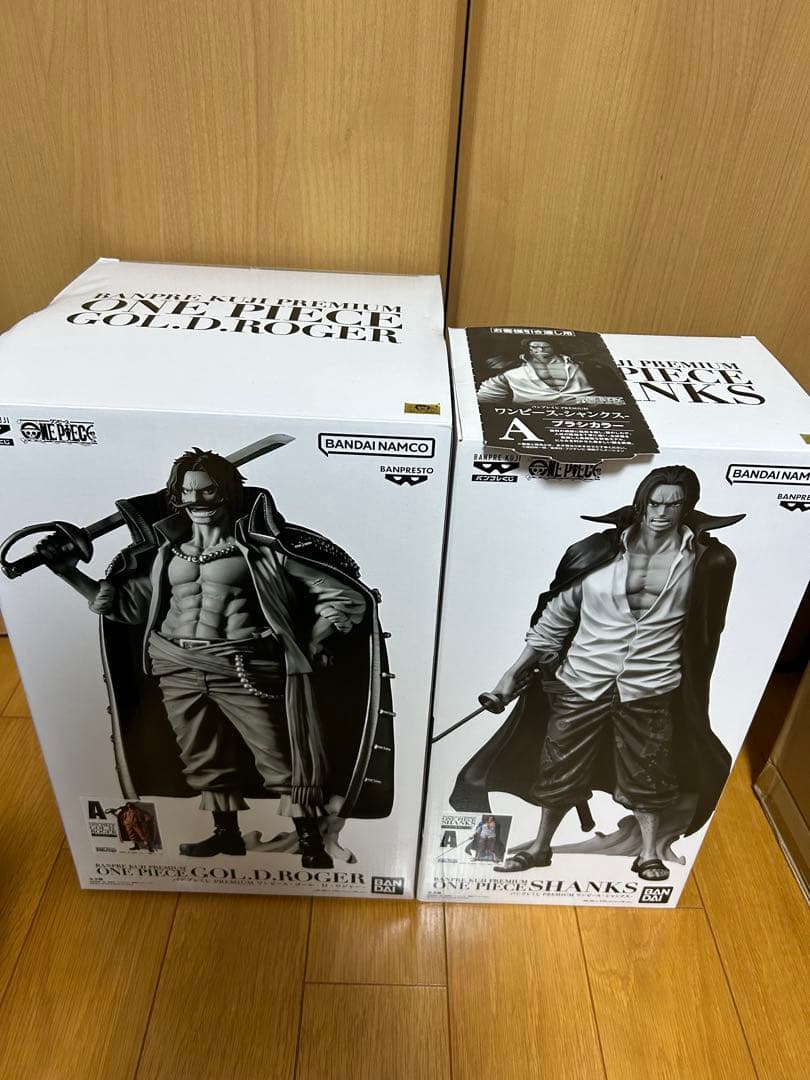 ワンピース　バンプレくじプレミアム　A賞 シャンクス　A賞 ロジャー　2体セット