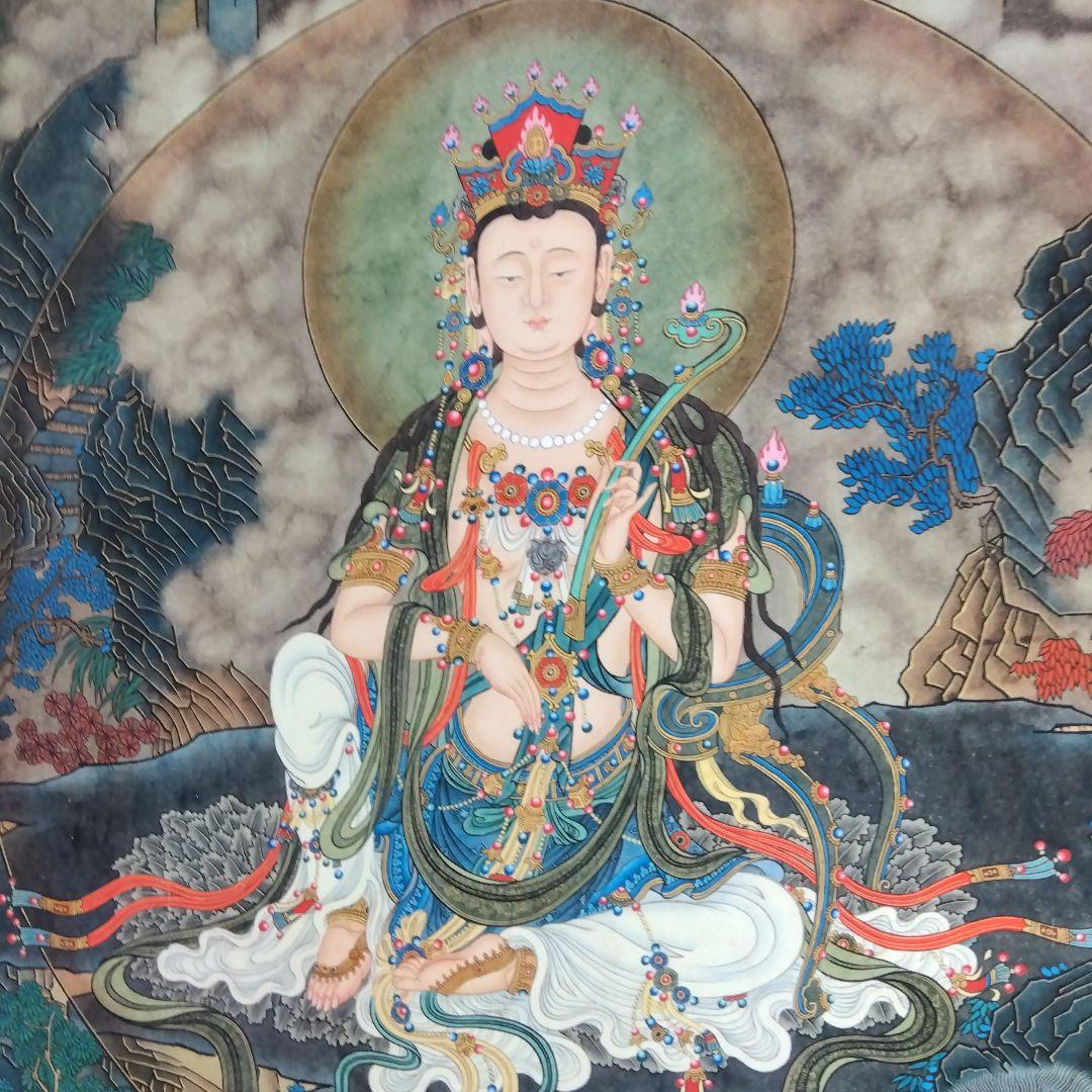 特大　聖観音菩薩　仏画