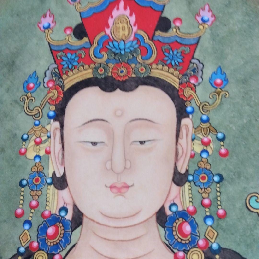 特大　聖観音菩薩　仏画