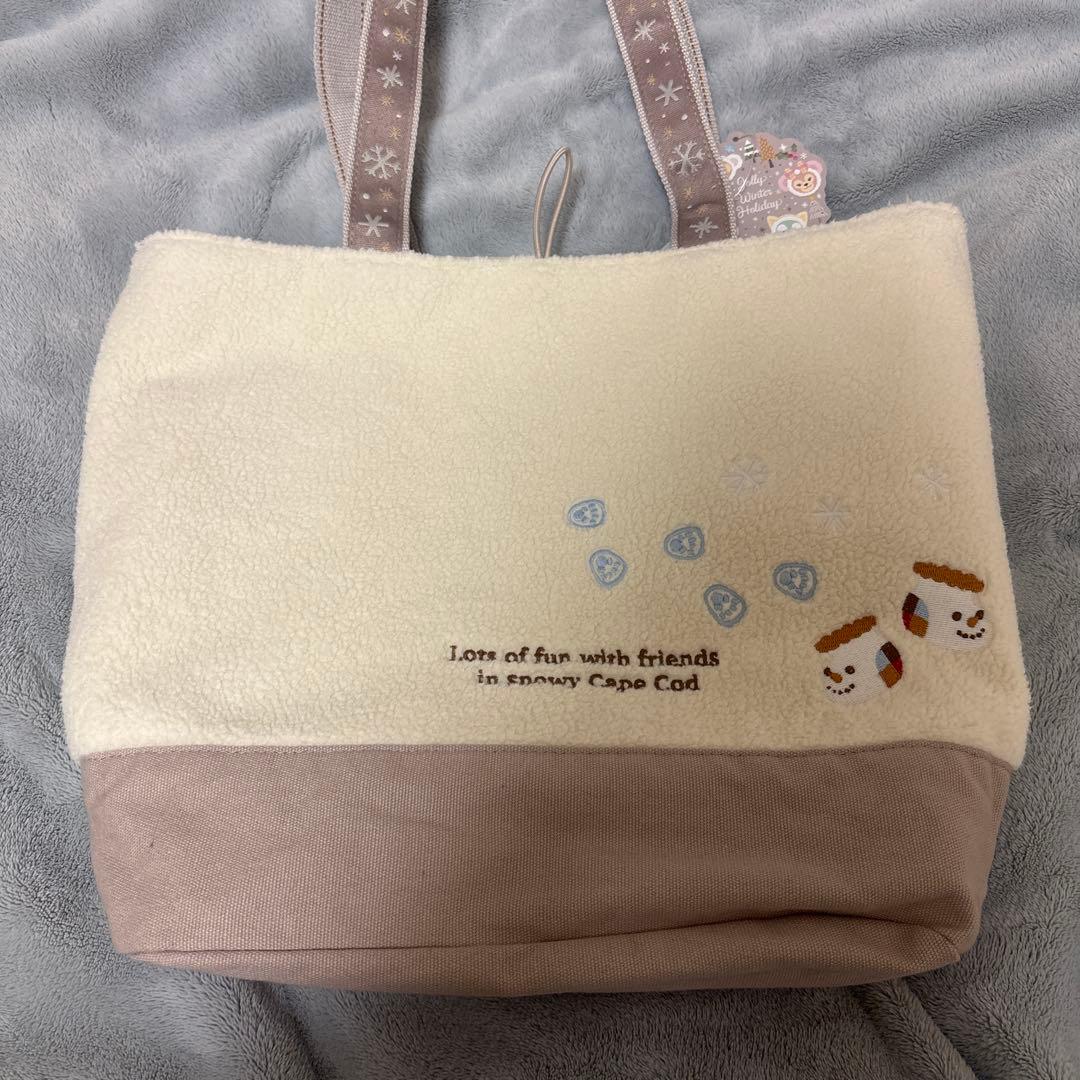 【新品・未使用品】✨ダッフィー　リバーシブルトートバッグ