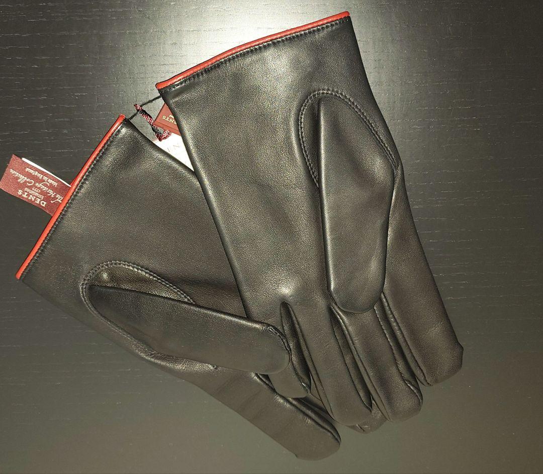 ✅✅完全未使用　デンツ　手袋　イギリス製　シープスキン&カシミヤ　紳士アイテム