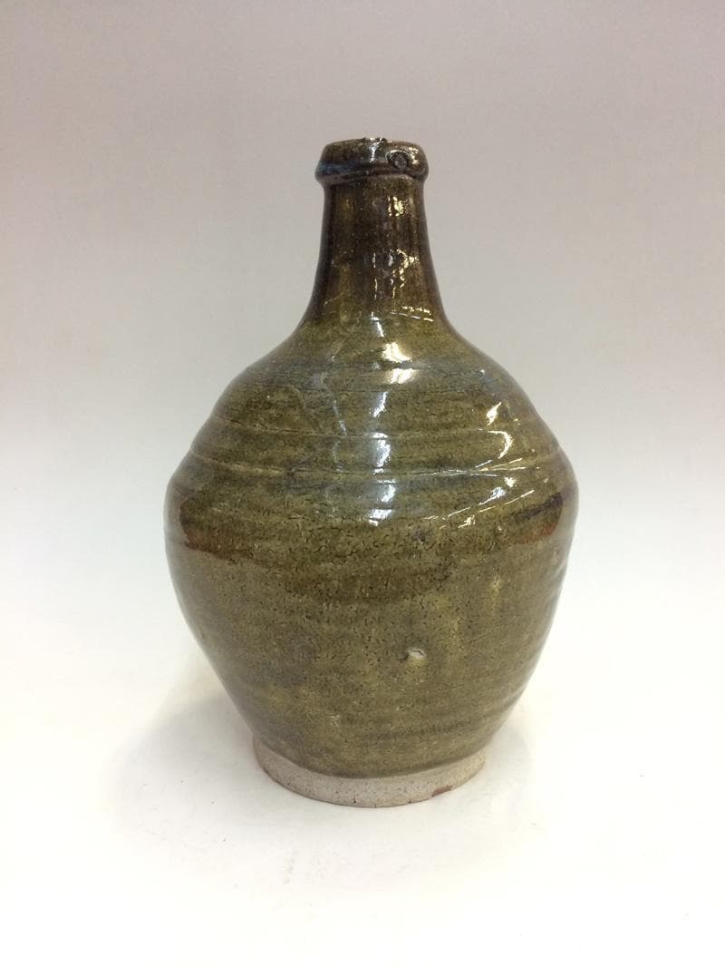 ★骨董一点もの！　美濃焼　口付徳利　江戸末~明治　◆ 29/5_9