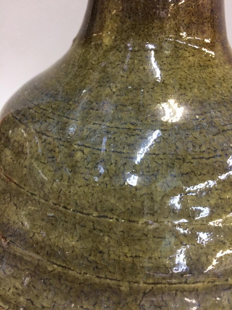 ★骨董一点もの！　美濃焼　口付徳利　江戸末~明治　◆ 29/5_9