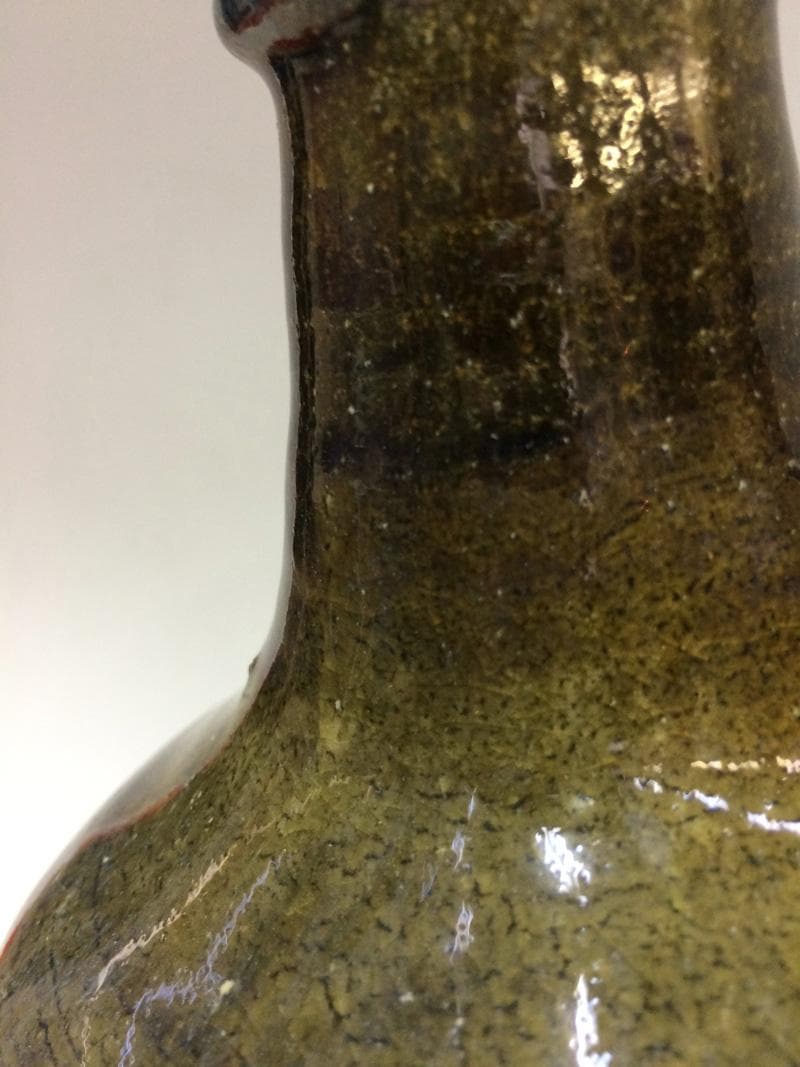 ★骨董一点もの！　美濃焼　口付徳利　江戸末~明治　◆ 29/5_9