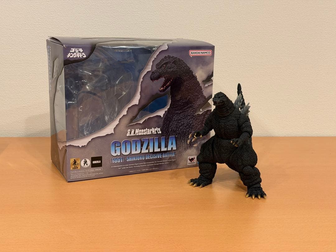 【アクションフィギュア】モンスターアーツ　ゴジラ 1991 中古品