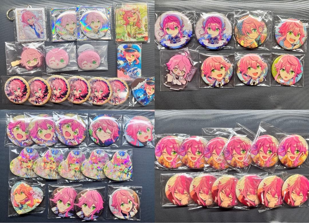 あんスタ 姫宮桃李 缶バッジ コロッタ 前髪クリップ カプ缶 とるパカ ハート缶