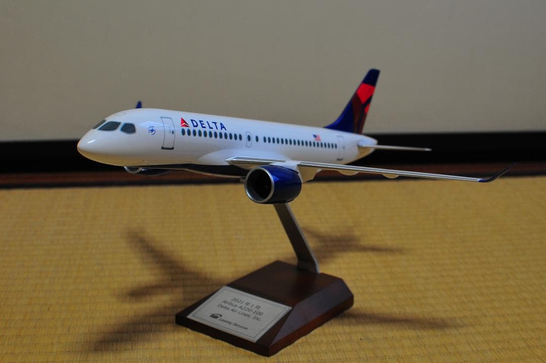 デルタ航空 Airbus A220-100 1/100スケール