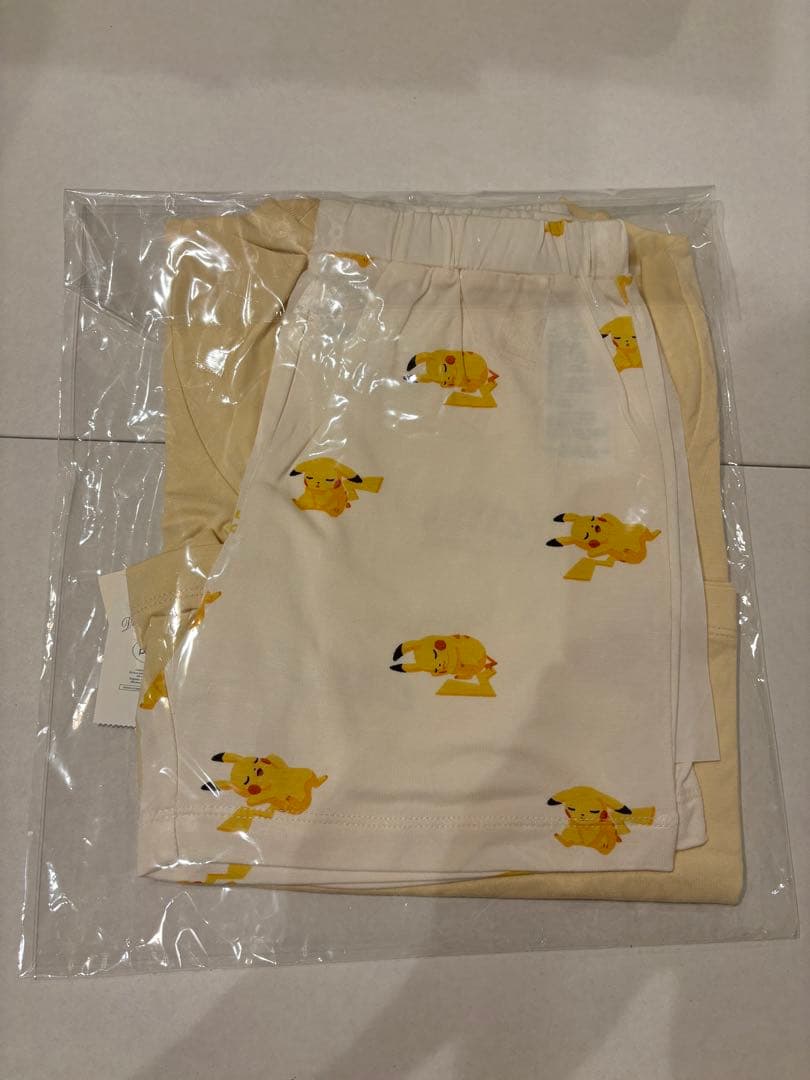 【ポケモンスリープ】ピカチュウ 接触冷感プリントTシャツ＆ショートパンツセット