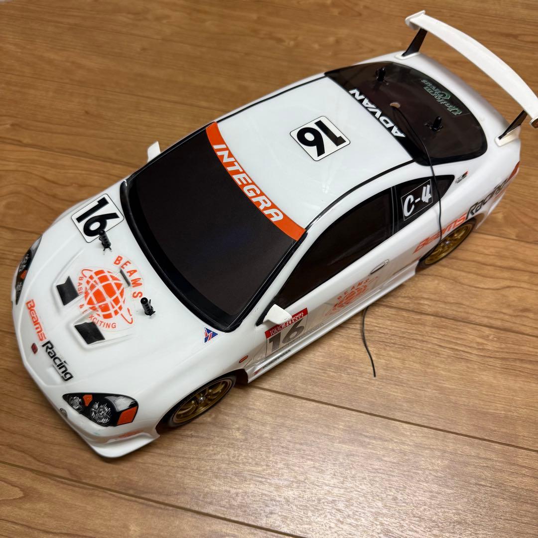 タミヤ　BEAMSインテグラ完成品　CPRユニット　サーボつきラジコンTL-01